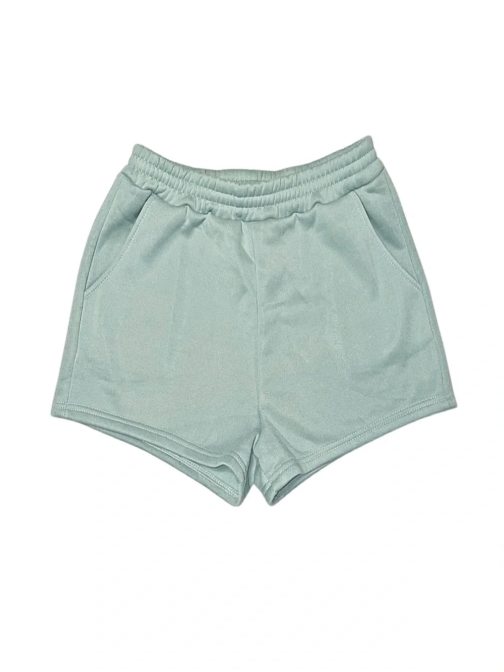 SHEIN Women's Green Elastic Waist Shorts Large